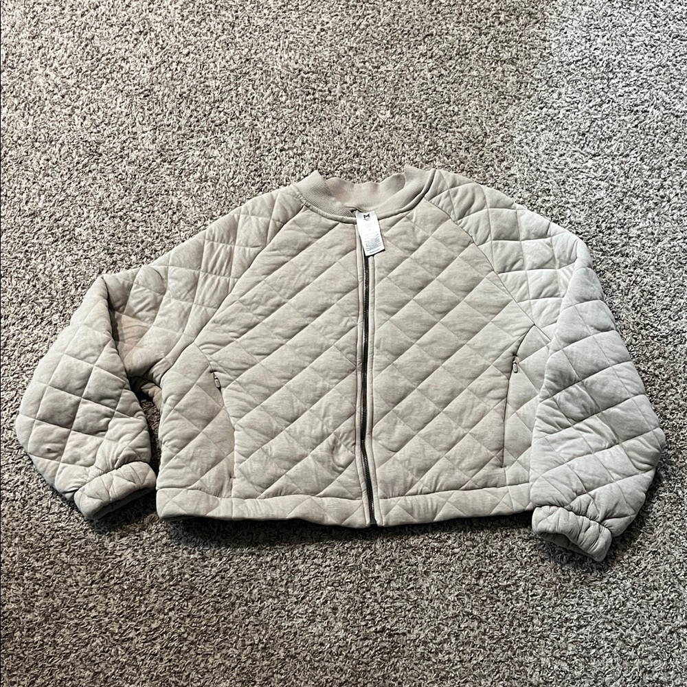 Quilted Gray Women's Jacket